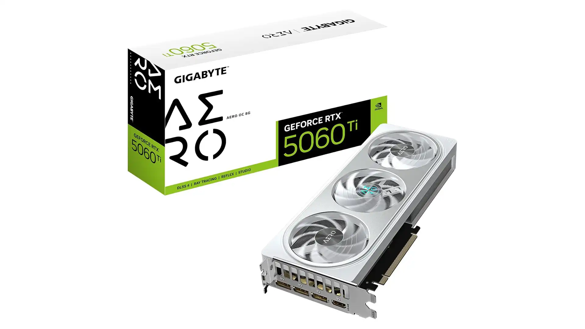 Placa de Vídeo Gigabyte GeForce RTX 5060 Ti AERO OC 8GB