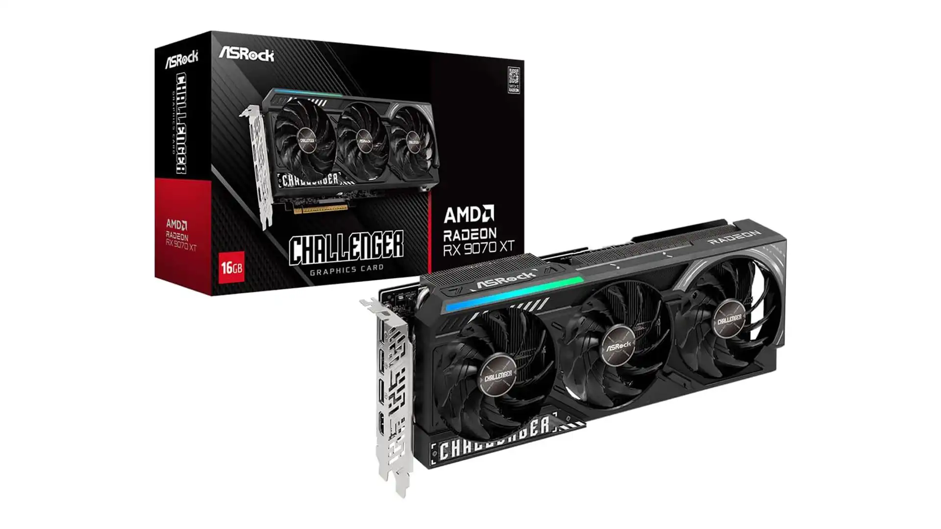 GPU ASRock AMD Radeon RX 9070 XT Challenger 16GB GDDR6 256-bit