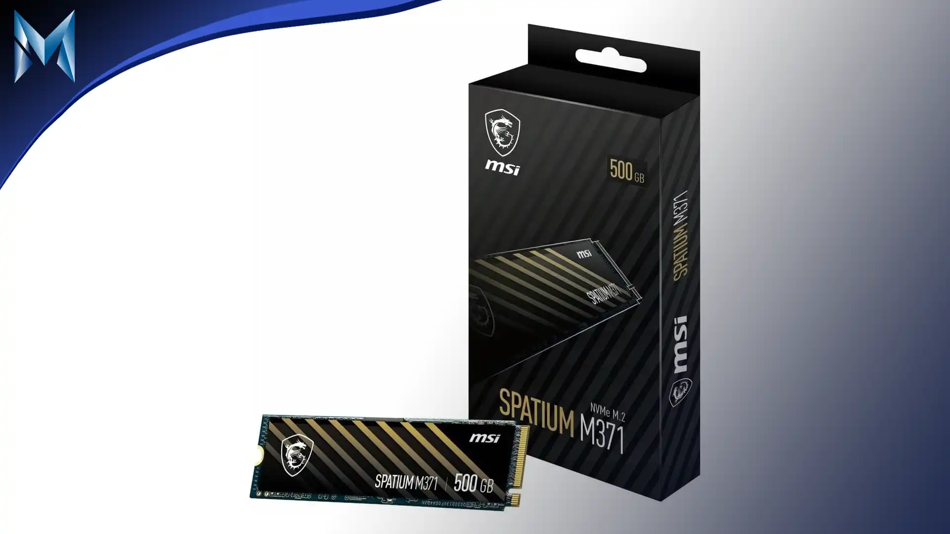 MSI Spatium M371 NVMe M.2 500GB - Imagem 2