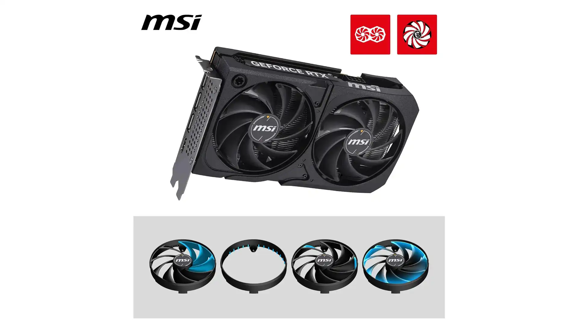 MSI GeForce RTX 5050 8G SHADOW 2X OC - Imagem 2