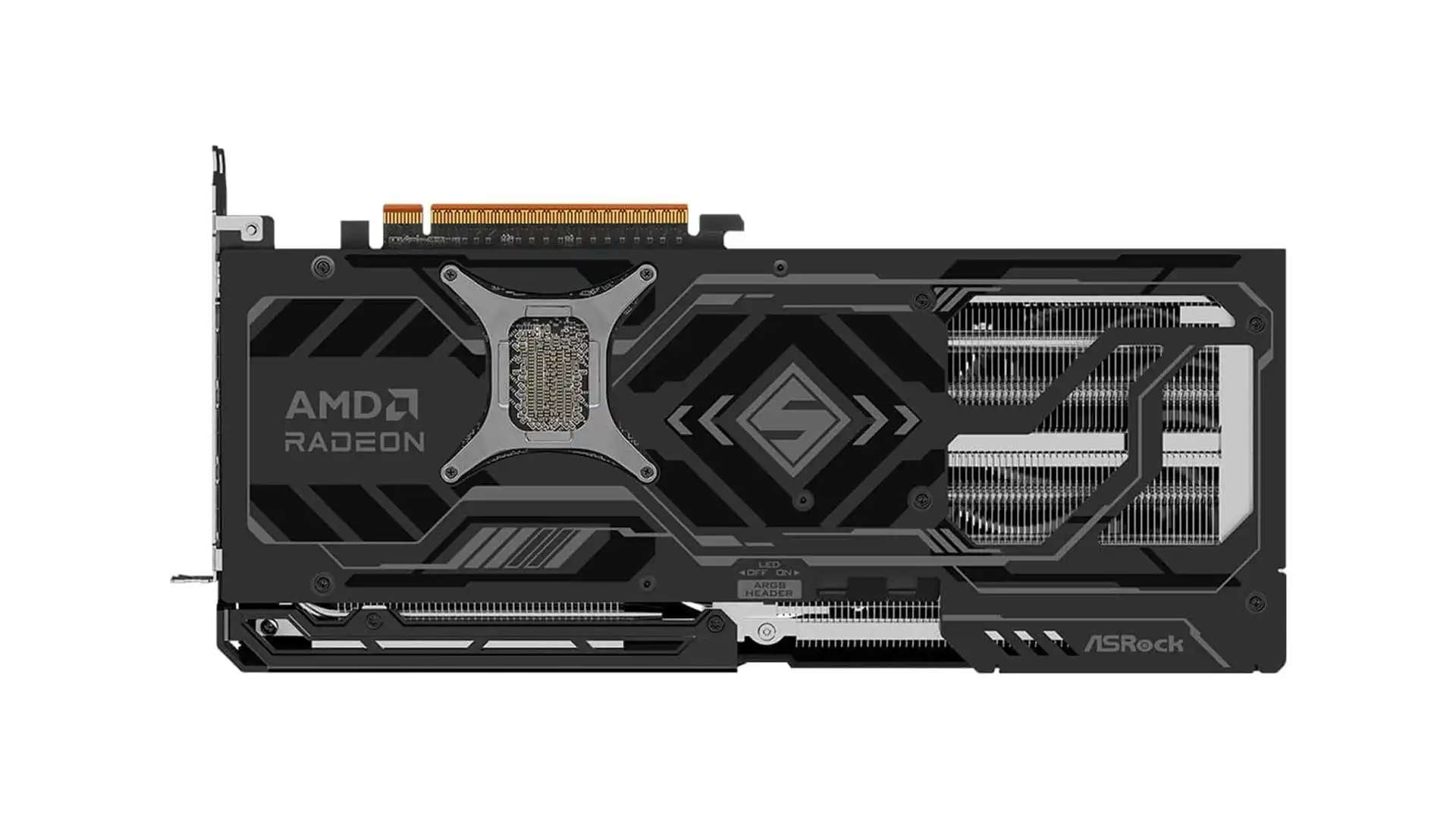 Placa de Video ASRock RX 9070 XT Steel Legend Dark 16GB GDDR6 - Imagem 2