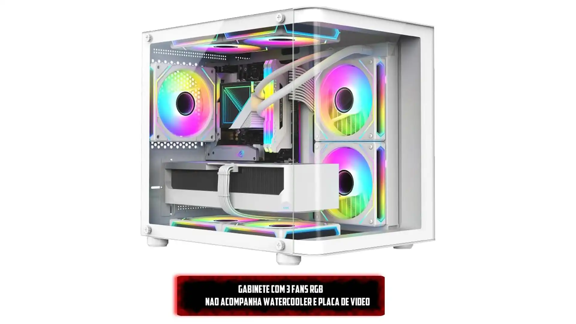 PC Gamer Aquario White Ryzen 5 5600GT - Imagem 2