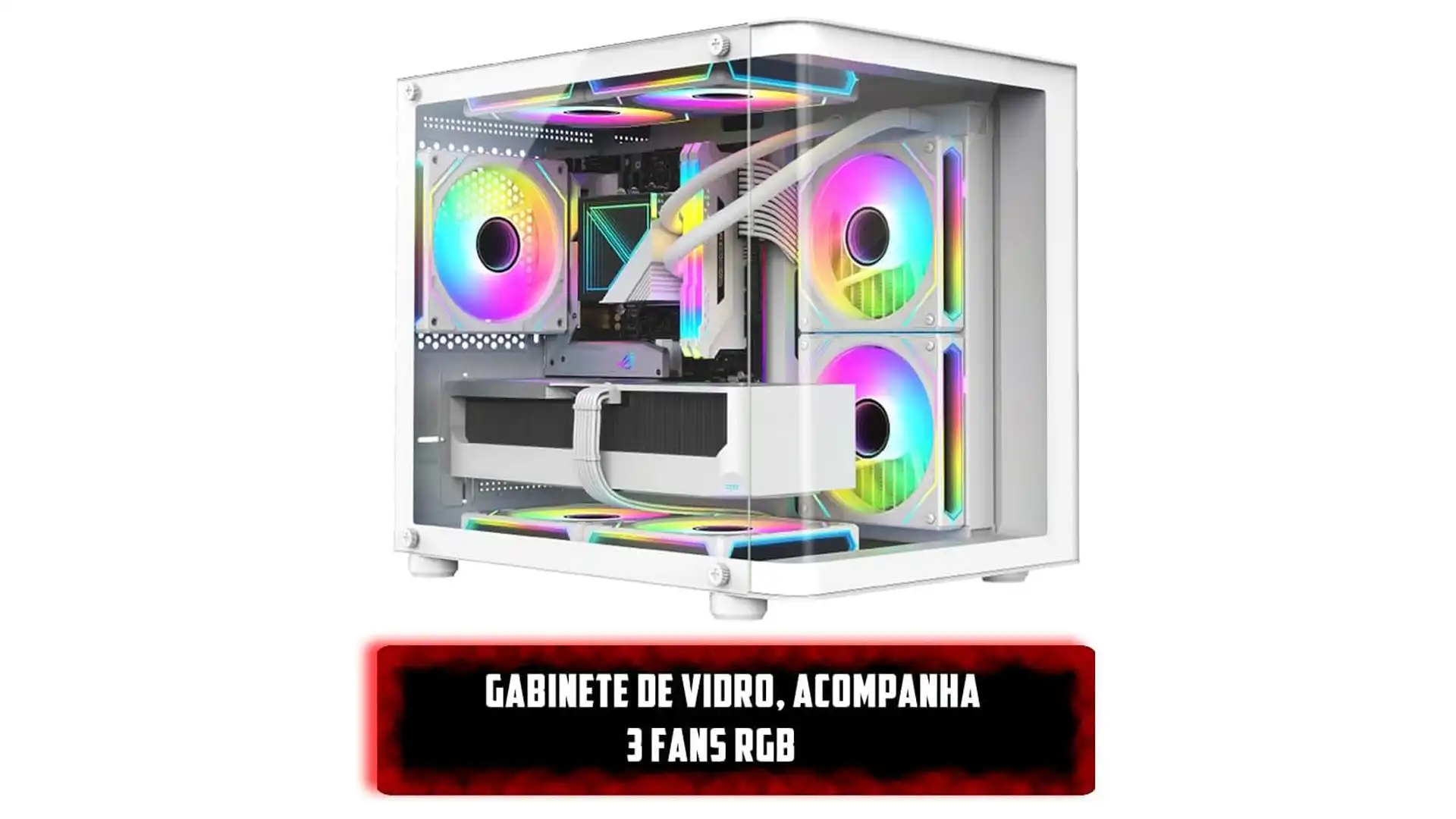 PC Gamer Aquario White Ryzen 5 5600GT - Imagem 3