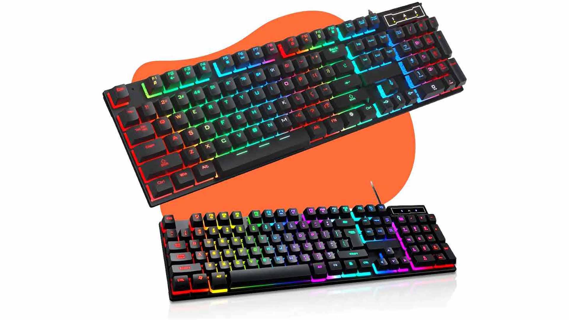 Teclado Gamer Semi Mecânico